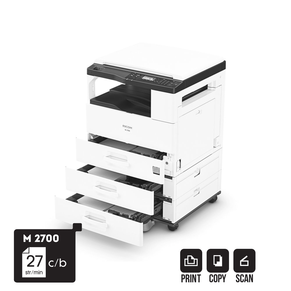 Ricoh M2700 A3 Mono Laser MFP Printer